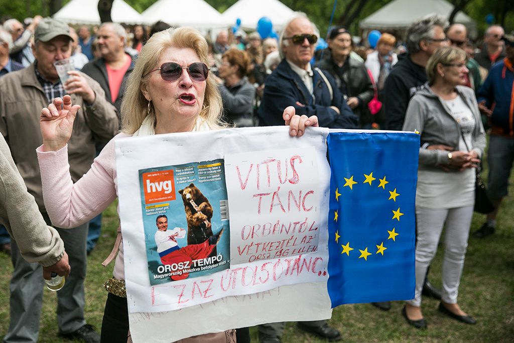 Gyurcsány Ferenc, a Demokratikus Koalíció  elnöke a párt majálisán a Városligetben Fotó: Horváth Péter Gyula