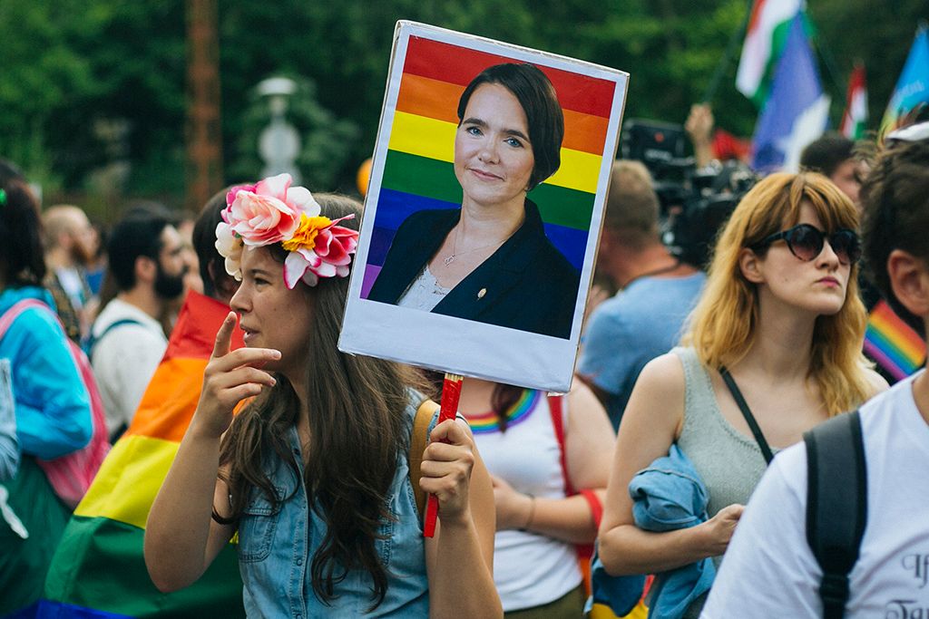 Résztvevők a Budapest Pride-on az LMBTQ-közösség fesztiválján  Fotó: Horváth Péter Gyula