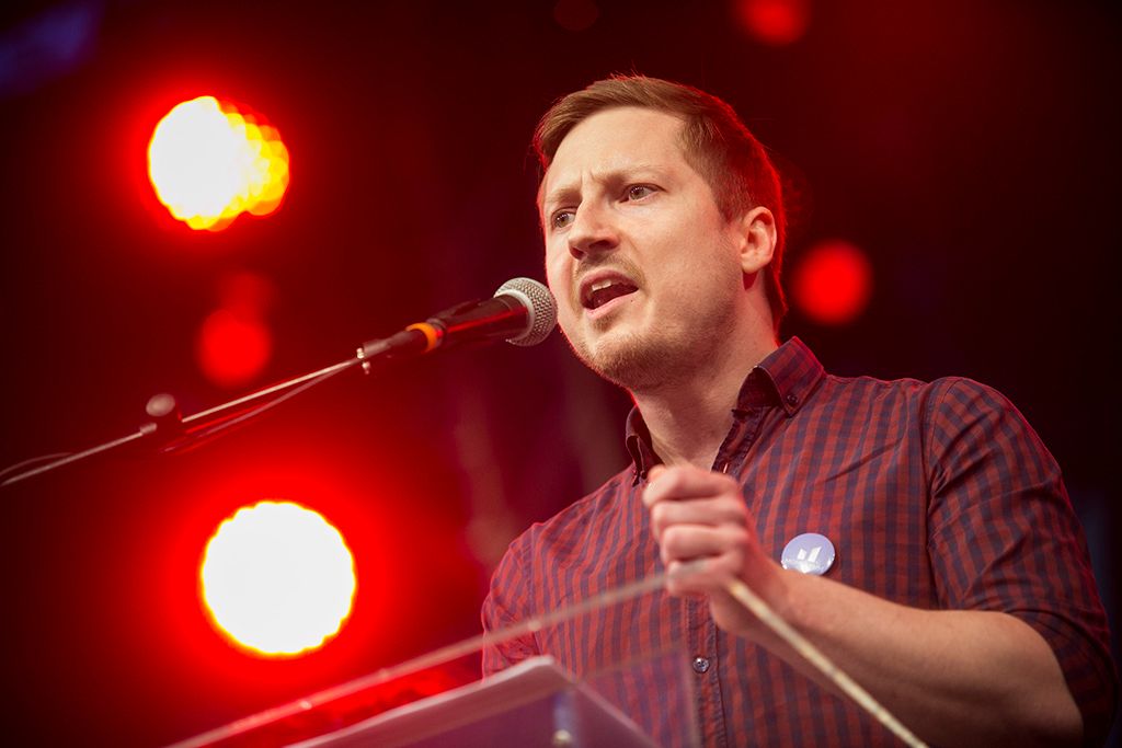 Momentum Mozgalom Európához tartozunk! jelmondattal meghirdetett demonstrációja Fotó: Horváth Péter Gyula