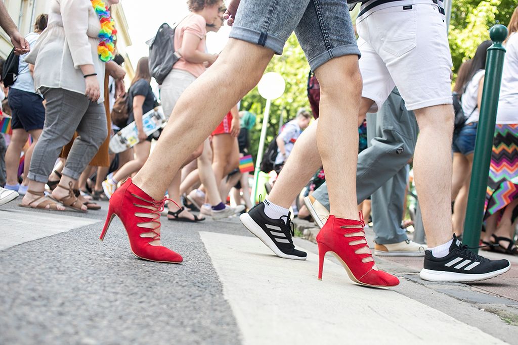 Budapest, 2019. július 6. A 24. Budapest Pride felvonulás résztvevői Fotó: Horváth Péter Gyula