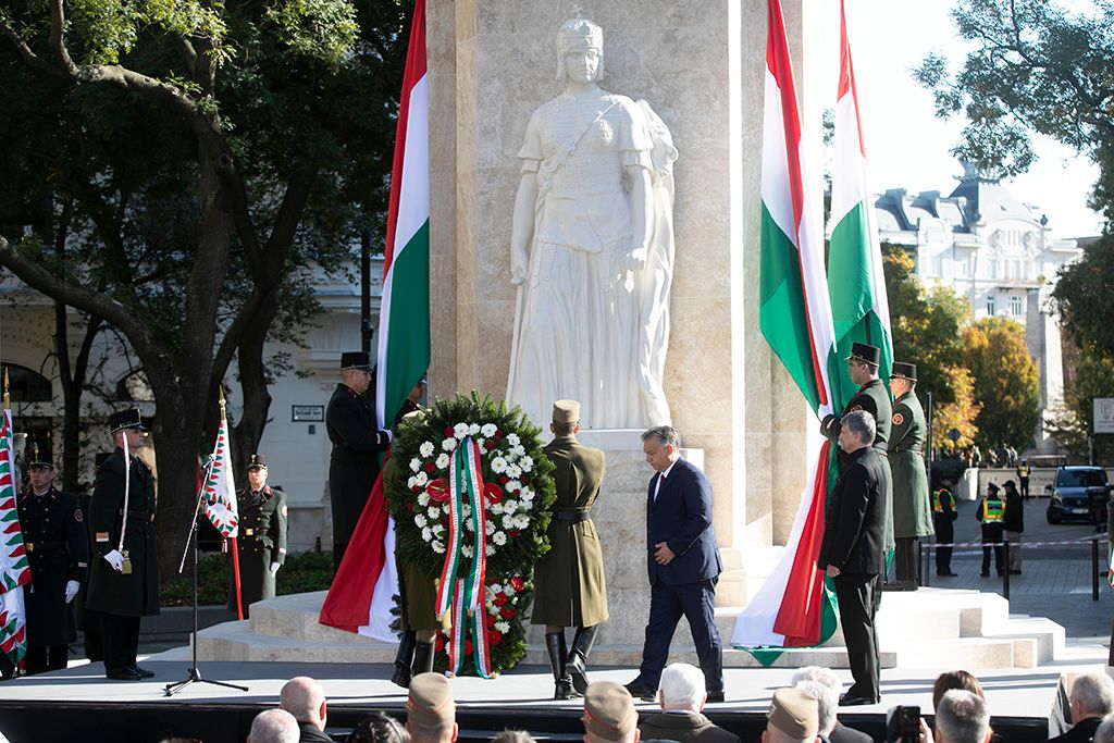A Nemzeti Vértanúk Emlékművének újraavatása 11-HPGy
