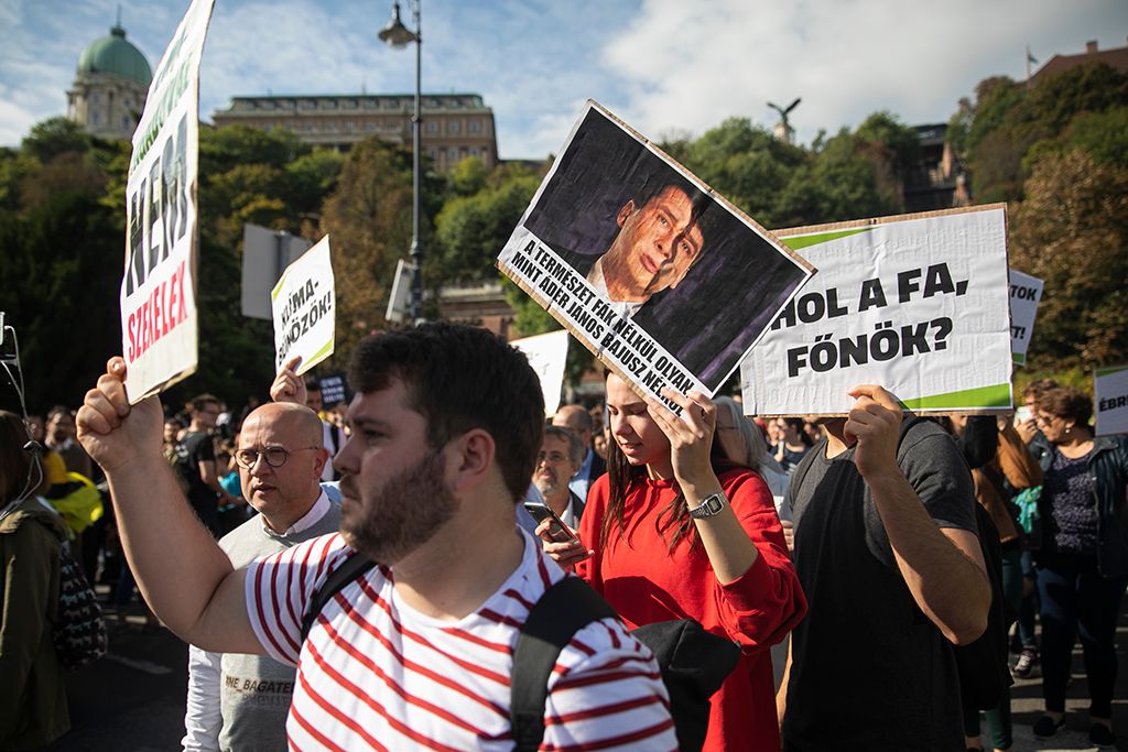 Demonstráció a harmadik globális klímasztrájk keretében Budapesten 12-HPGy