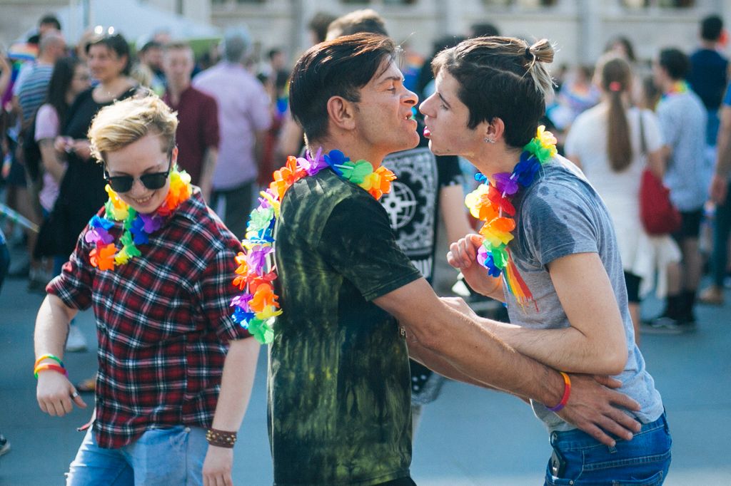 Résztvevők a Budapest Pride-on az LMBTQ-közösség fesztiválján  Fotó: Horváth Péter Gyula