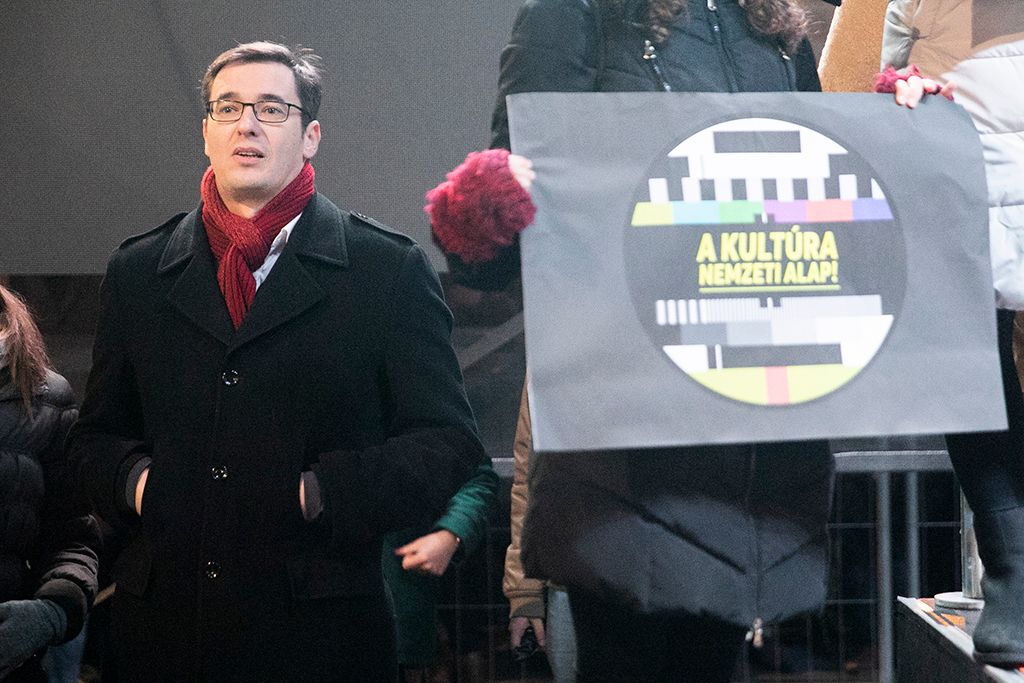 Tüntetés a szabad színházakért a kultúra függetlenségéért 26-HPGy
