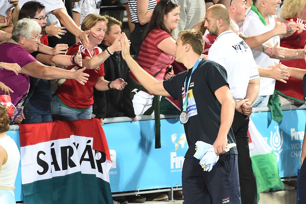 17. vizes világbajnokság férfi vízilabdatornájának döntője, a Magyarország - Horvátország mérkőzés a Hajós Alfréd Nemzeti Sportuszodában 2017. július 29-én. Fotó: Horváth Péter Gyula
