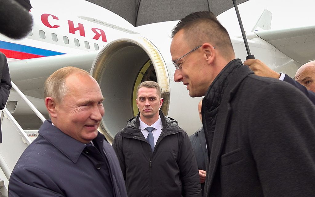 Vlagyimir Putyin Budapesten 2