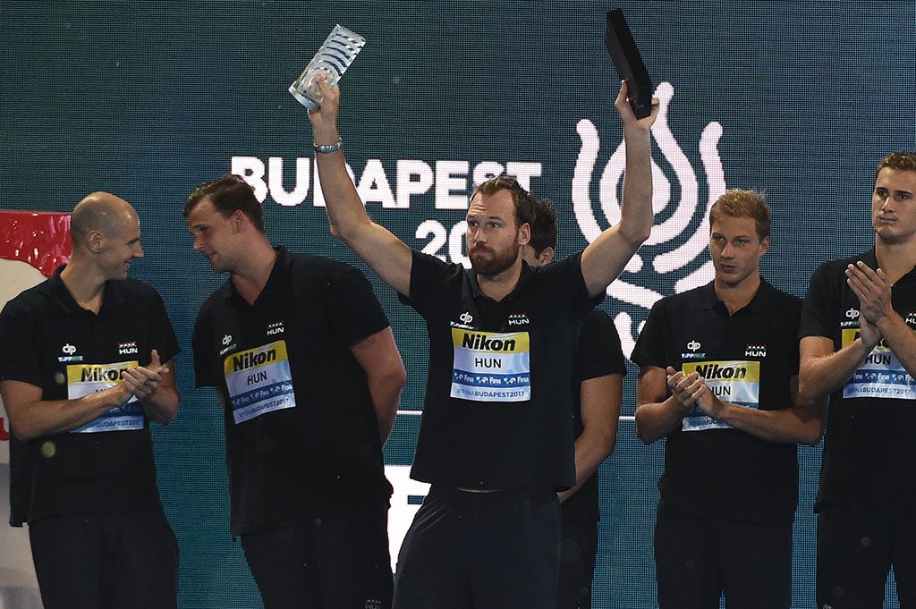 17. vizes világbajnokság férfi vízilabdatornájának döntője, a Magyarország - Horvátország mérkőzés a Hajós Alfréd Nemzeti Sportuszodában 2017. július 29-én. Fotó: Horváth Péter Gyula
