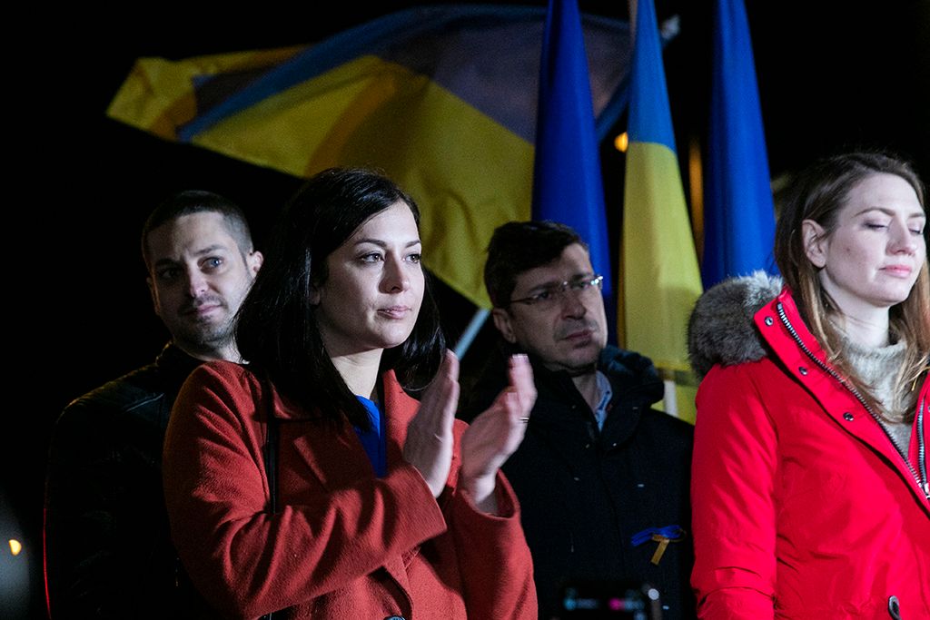 Cseh Katalin Ungár Péter Lukács László és Donáth Anna a tüneteésen 1-HPGy