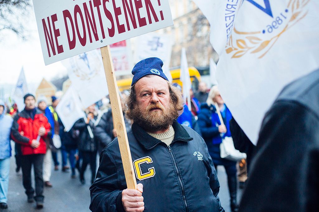 Szakszervezeti Szövetség demonstrációja Budapesten 14-HPGy