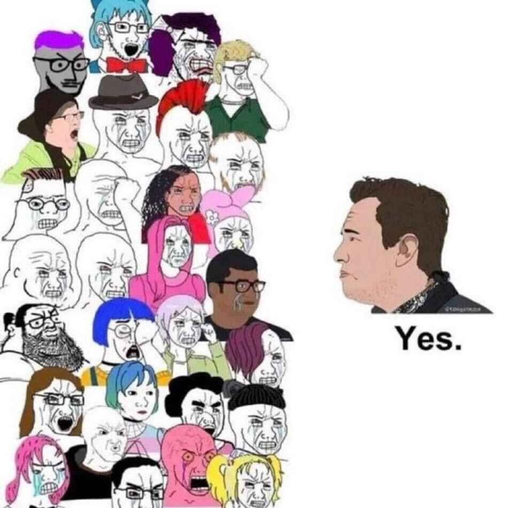 Forrás: Twitter \ Elon Musk twitter meme