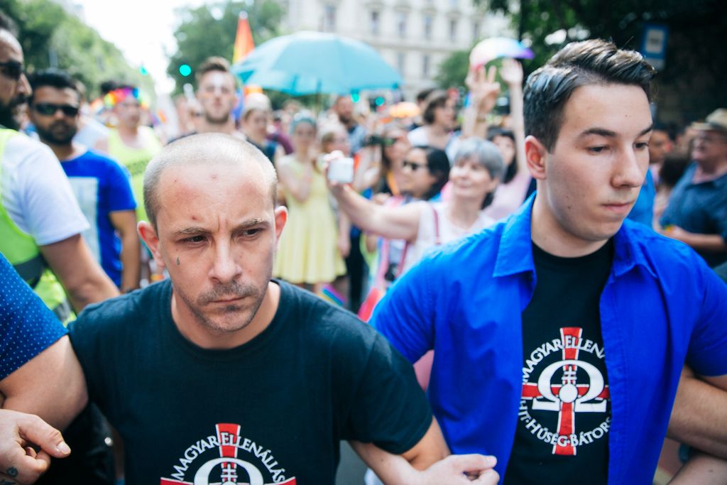 Résztvevők a Budapest Pride-on az LMBTQ-közösség fesztiválján  Fotó: Horváth Péter Gyula
