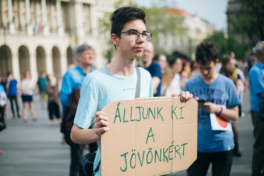 Jövőt a diákoknak tüntetés 13-HPGY