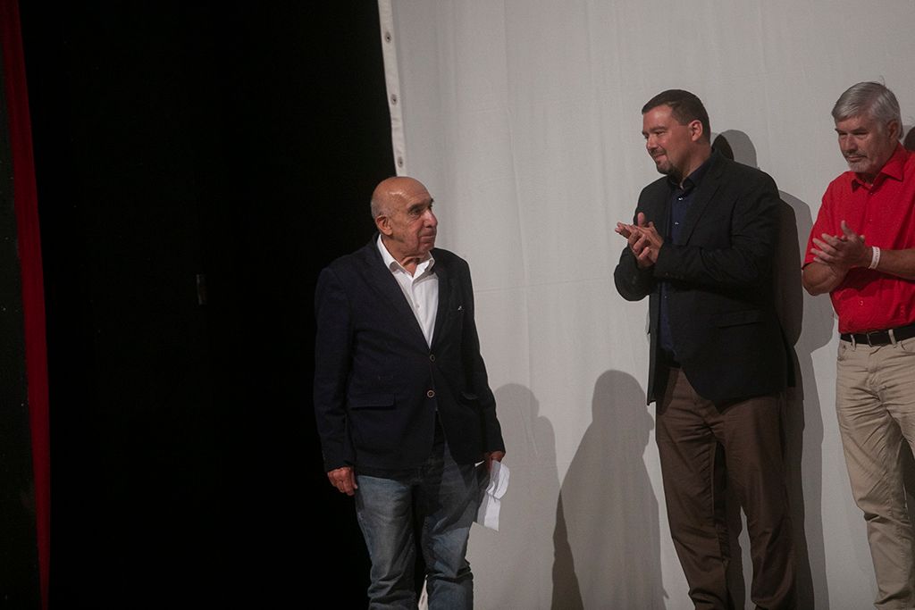 Stefka István és a film alkotói A Halál népbiztosa dokumentum-játékfilm díszbemutatója 2-HPGY
