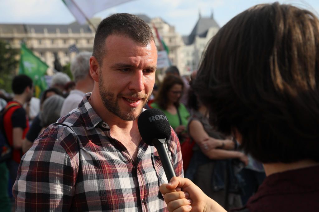 20230616 Tanár-diák tüntetés a státusztörvény ellen // Hatlaczki Balázs