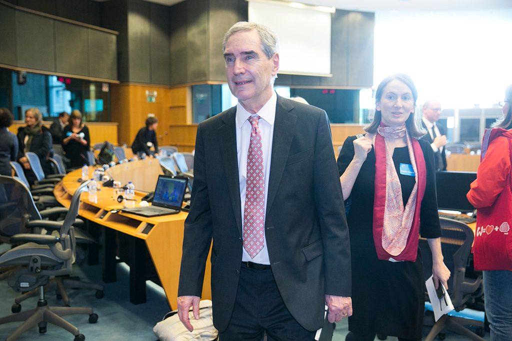 A Közép-európai Egyetem jövője. Nyilvános tájékoztató az Elnök-rektorral, MICHAEL IGNATIEFF-fel Fotó: Horváth Péter Gyula