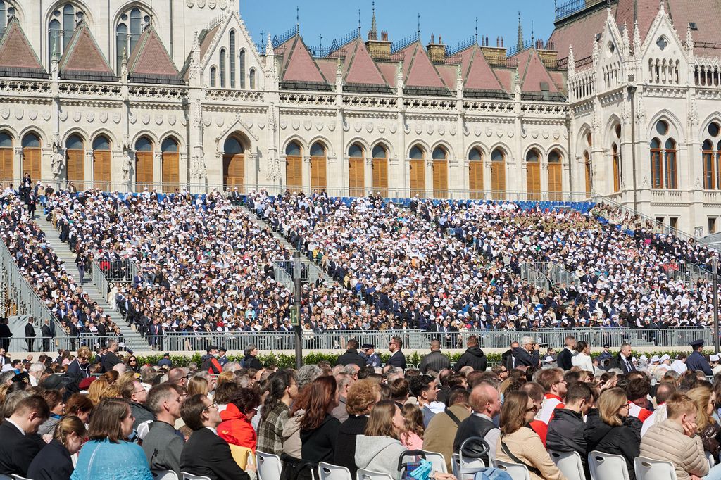 20230430 Ferenc pápa miséje a Kossuth téren // fotó: Hatlaczki Balázs