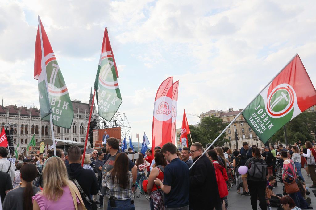 20230616 Tanár-diák tüntetés a státusztörvény ellen // Hatlaczki Balázs