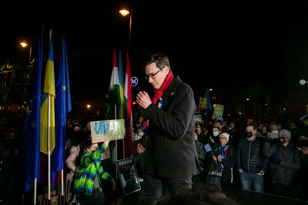 Karácsony Gergely a színpadon-HPGy