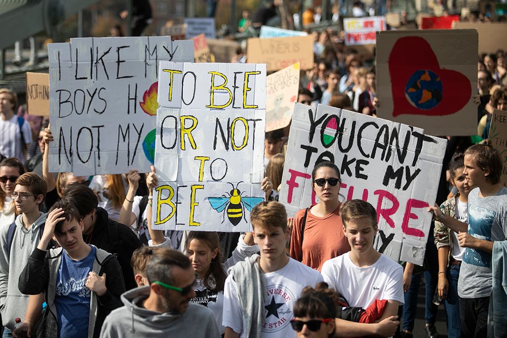 Demonstráció a harmadik globális klímasztrájk keretében Budapesten 19-HPGy