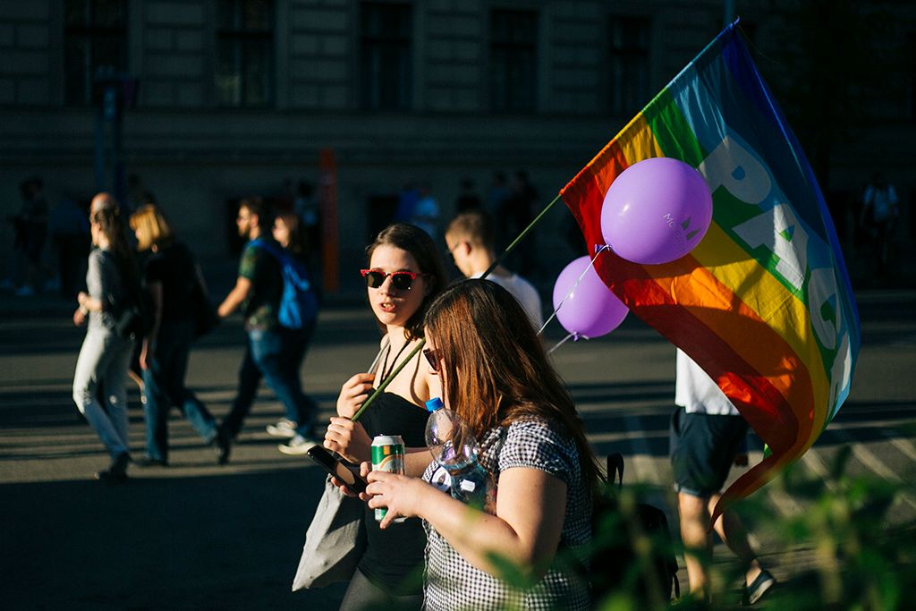 A választási eredménnyel elégedetlenek tüntetnek Budapesten 2.0 Mi vagyunk a többség - újabb tüntetés a demokráciáért! címmel meghirdetett demonstráció 2018. április 21-én. Fotó: Horváth Péter Gyula