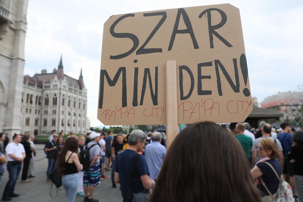 20230616 Tanár-diák tüntetés a státusztörvény ellen // Hatlaczki Balázs