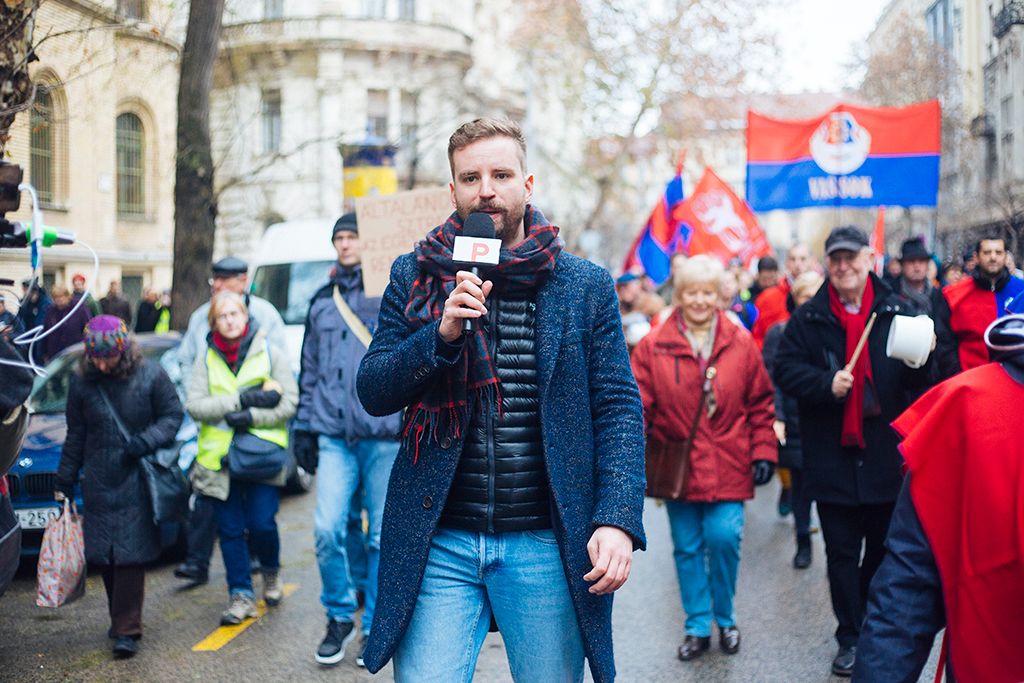Szakszervezeti Szövetség demonstrációja Budapesten 6-HPGy