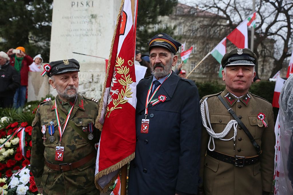 A Békemenet résztvevői 2018. március 15-én.  Fotó: Horváth Péter Gyula