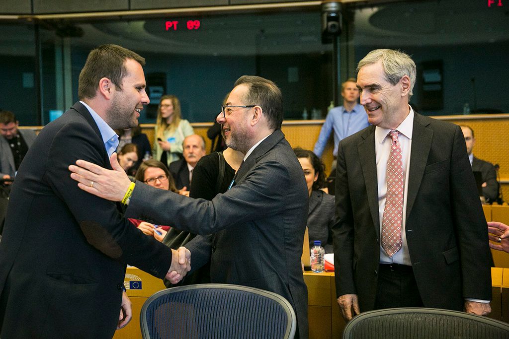A Közép-európai Egyetem jövője. Nyilvános tájékoztató az Elnök-rektorral, MICHAEL IGNATIEFF-fel Fotó: Horváth Péter Gyula