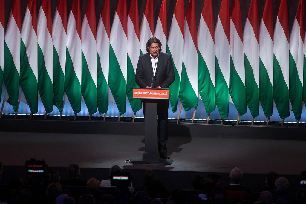 Deutsch Tamás Fidesz 29. tisztújító kongresszusán Fotó: Horváth Péter Gyula