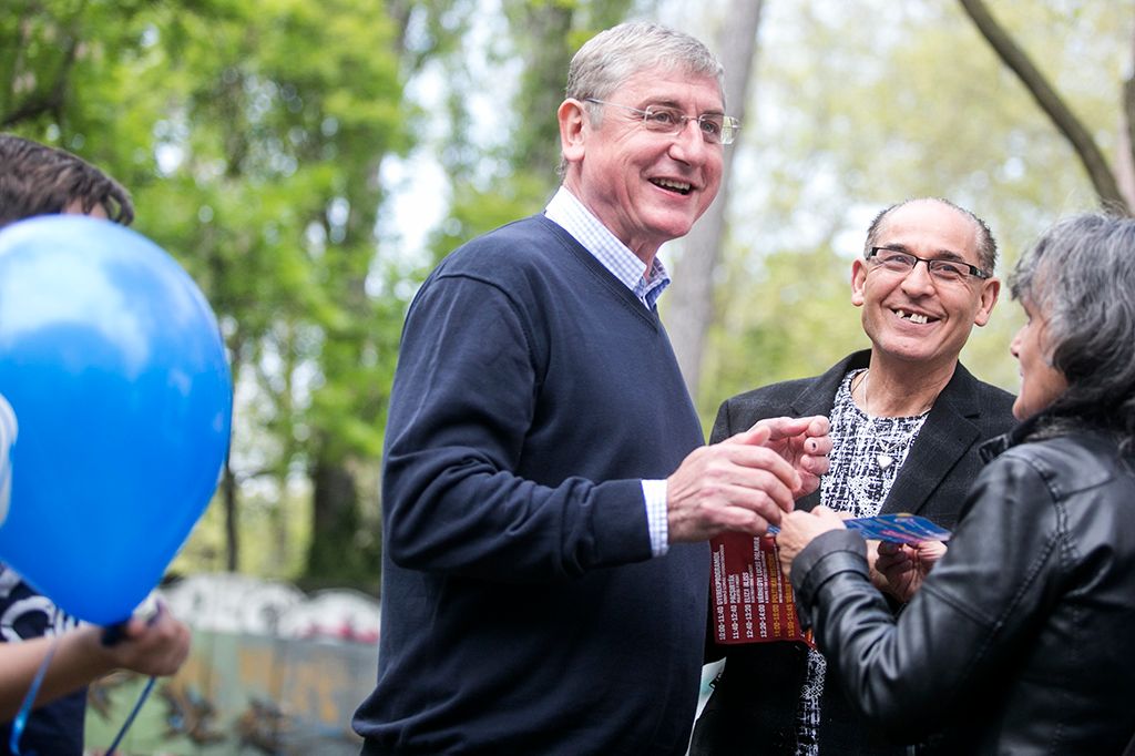 Gyurcsány Ferenc, a Demokratikus Koalíció  elnöke a párt majálisán a Városligetben Fotó: Horváth Péter Gyula