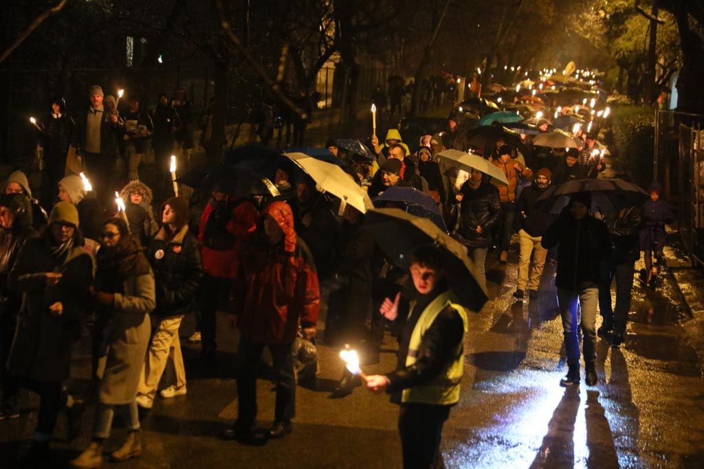 tanár-diák tüntetés, MTVA, 20221209 -- fotó - Hatlaczki Balázs -52