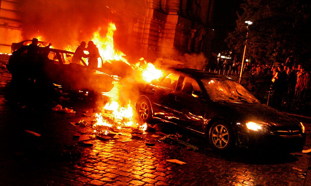 TV-ostrom után  2006.09.15.foto:Horvath Peter Gyula