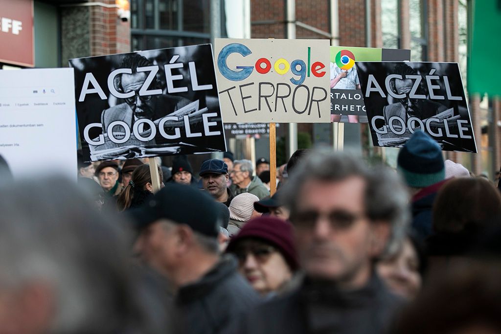 Tüntetés a Google ellen, a szólásszabadságért ! 23-HPGy