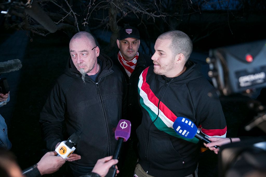 A Jobbik Magyarországért Mozgalom elnöke és miniszterelnök-jelöltje a budapesti nagy fórumát a Csepeli Munkásotthonban tartja. Fotó: Horváth Péter Gyula