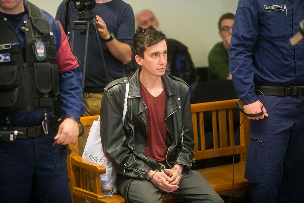 Gulyás Márton és társa  Varga Gergő perének tárgyalásán a Budai Központi Kerületi Bíróságon Fotó: Horváth Péter Gyula