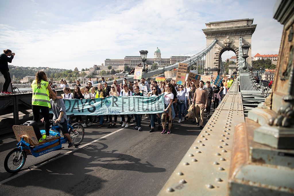 Demonstráció a harmadik globális klímasztrájk keretében Budapesten 18-HPGy