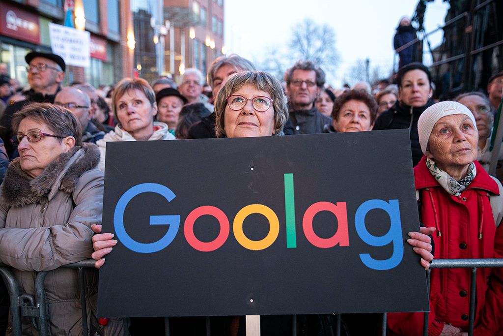 Tüntetés a Google ellen, a szólásszabadságért ! 3-HPGy