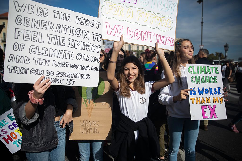 Demonstráció a harmadik globális klímasztrájk keretében Budapesten 24-HPGy