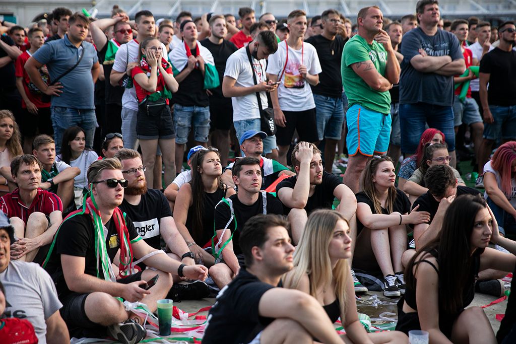 Magyarország- Portugália mérkőzés  szurkolói zóna 10-HPGy