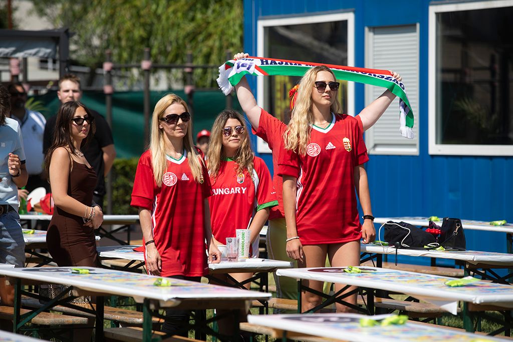 Magyarország-Franciaország Mom Sportközpont szurkolói zóna 1-HPGy