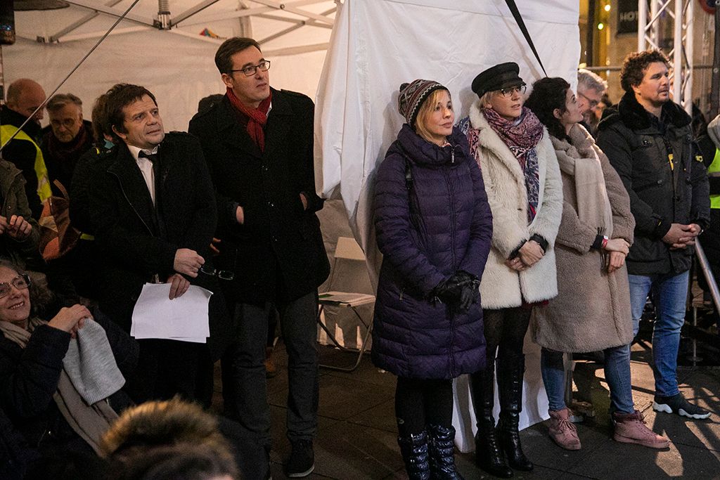Tüntetés a szabad színházakért a kultúra függetlenségéért 8-HPGy
