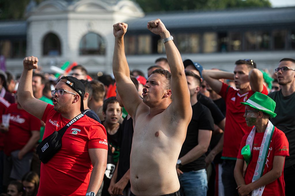Magyarország- Portugália mérkőzés  szurkolói zóna 20-HPGy