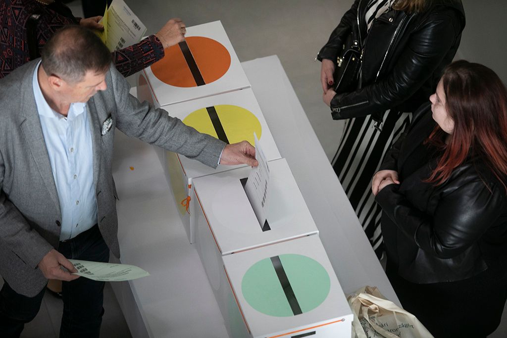 Fidesz 29. tisztújító kongresszusán Budapesten, a Hungexpón . Fotó: Horváth Péter Gyula