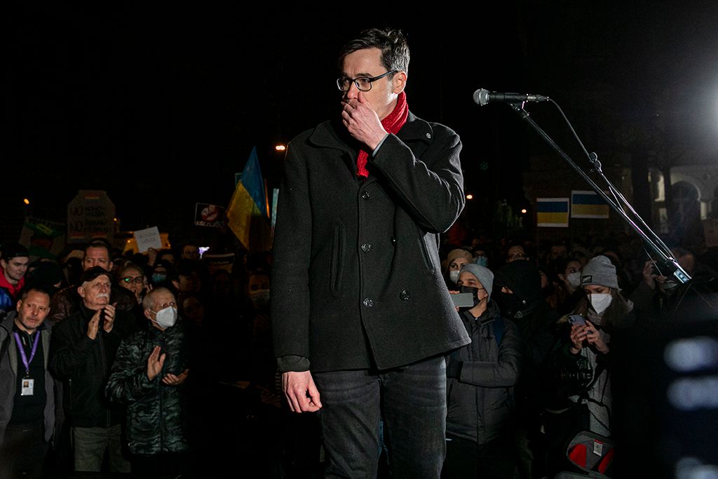 Karácsony Gergely a színpadon-HPGy