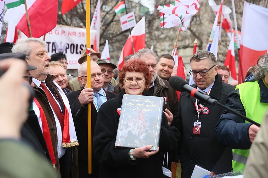 A Békemenet résztvevői 2018. március 15-én.  Fotó: Horváth Péter Gyula