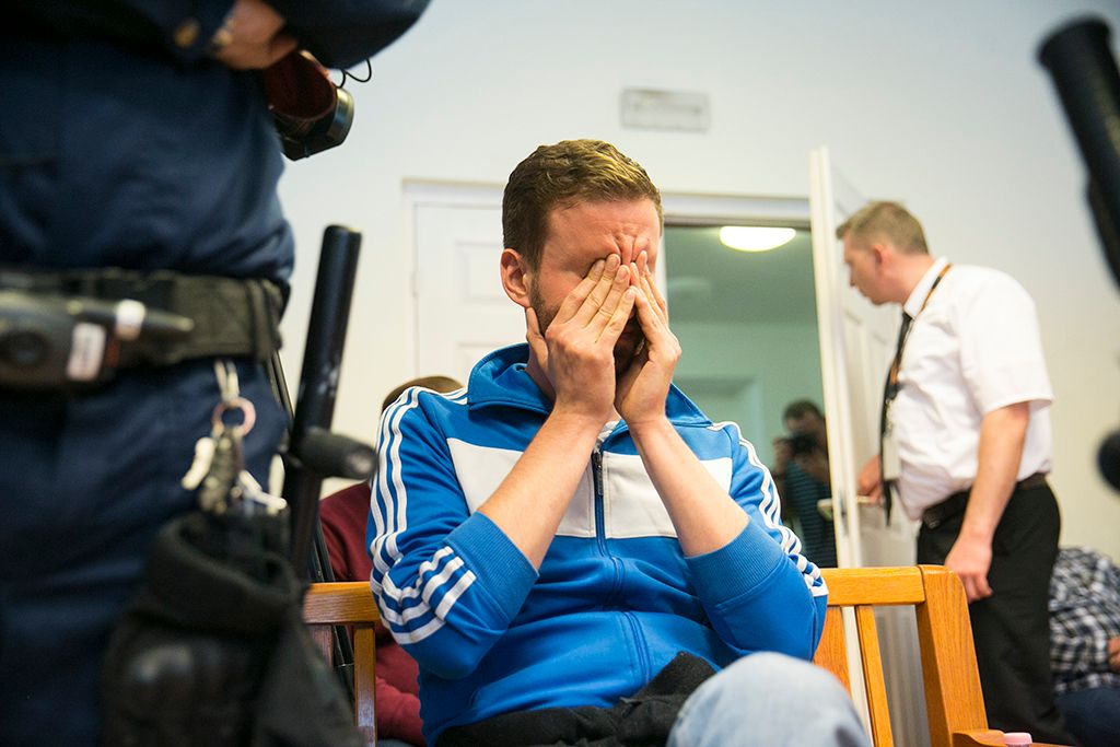 Gulyás Márton és társa  Varga Gergő perének tárgyalásán a Budai Központi Kerületi Bíróságon Fotó: Horváth Péter Gyula