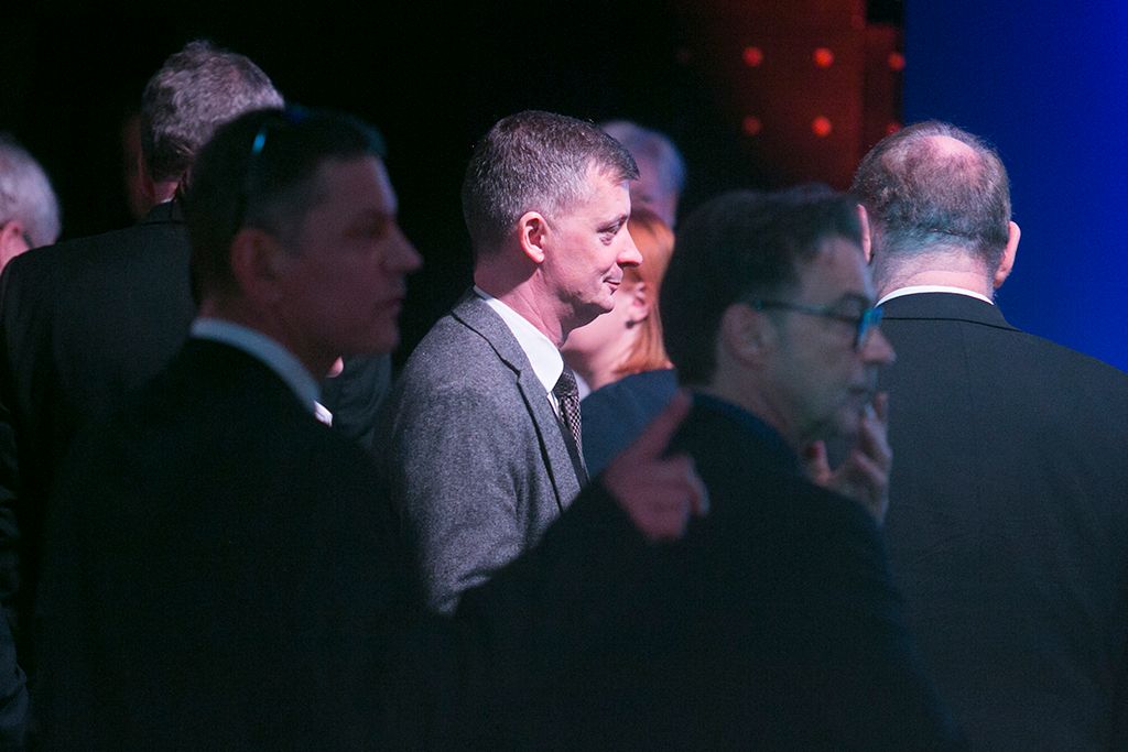 Budapest, 2018. február 18. Orbán Viktor miniszterelnök hagyományos évértékelő beszédét tartja a Várkert Bazárban 2018. február 18-án. Fotó: Horváth Péter Gyula