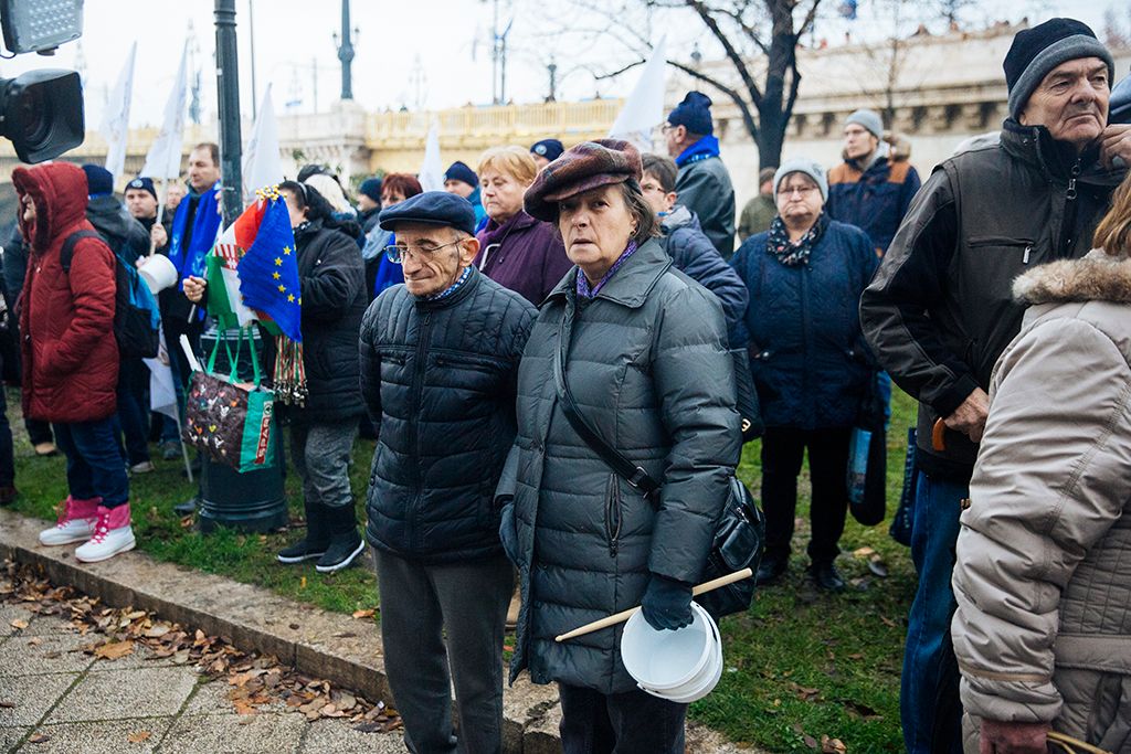 Szakszervezeti Szövetség demonstrációja Budapesten 28-HPGy