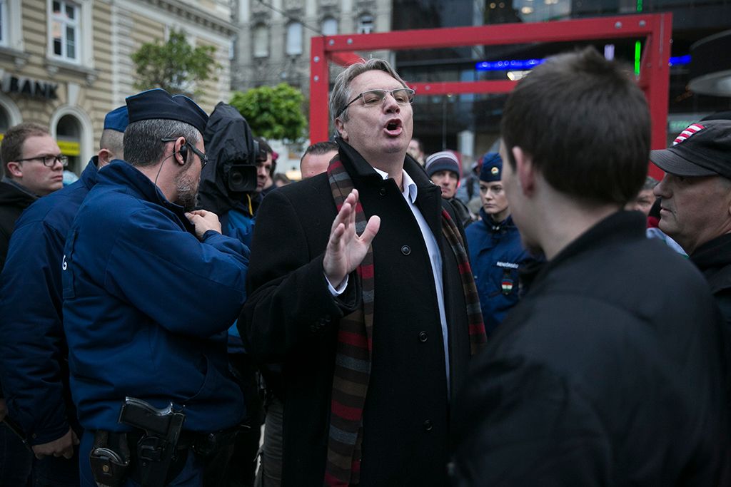 A CEU-s vircsaft elleni demonstráció! Fotó: Horváth Péter Gyula