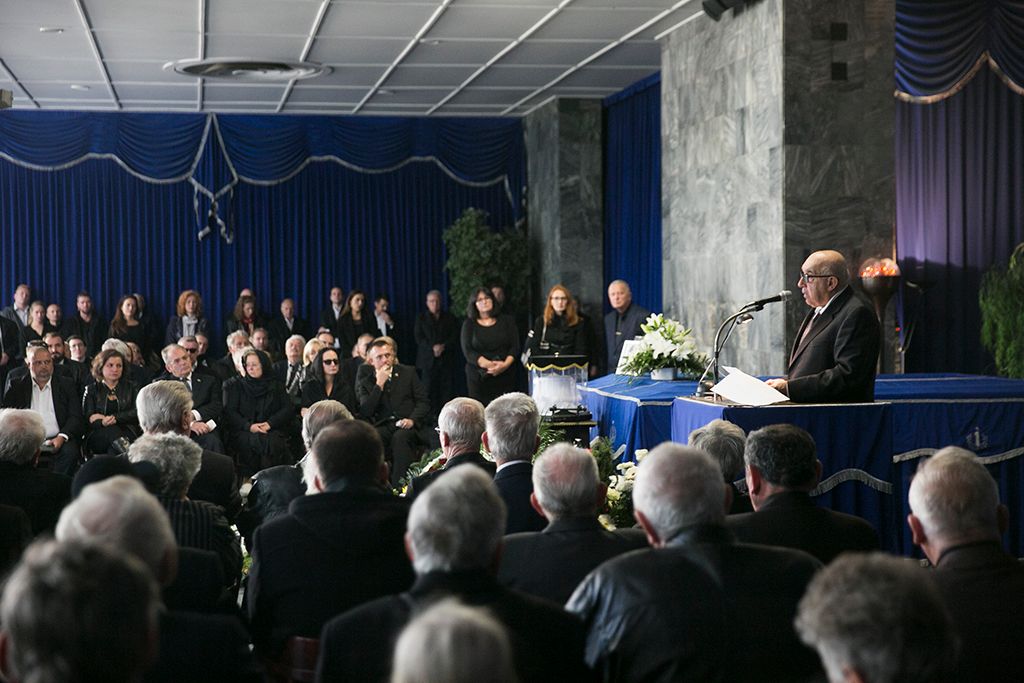 Végső búcsú kollégánktól, Máté T. Gyulától, a Fiumei Úti Sírkertben Fotó: Horváth Péter Gyula